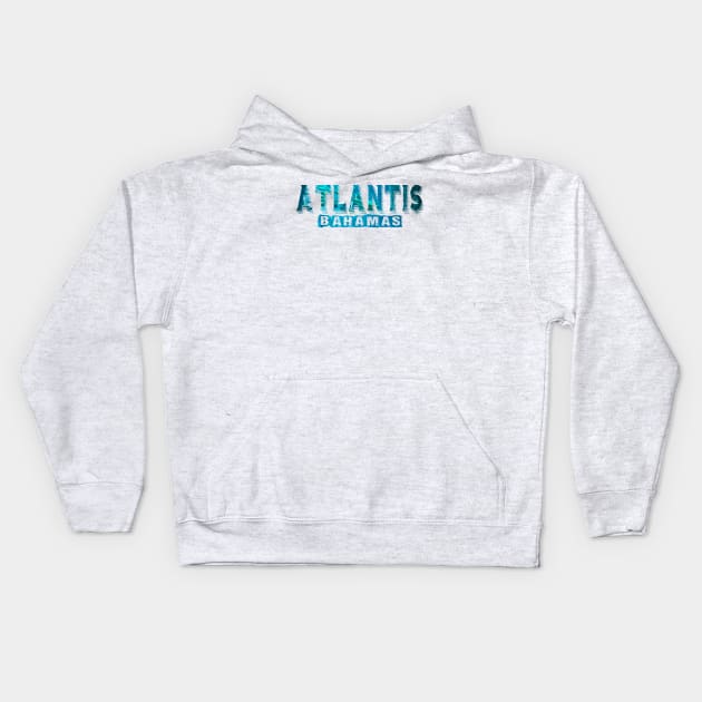 Atlantis Bahamas Kids Hoodie by albaley